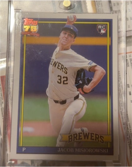 2026 Topps Series 1 1991 Topps Throwback #T91-74 Jacob Misiorowski — front