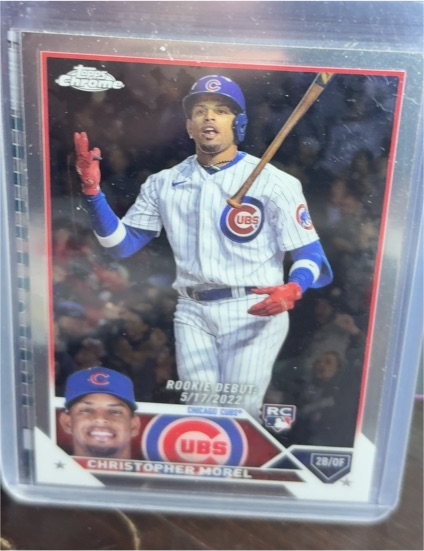 2023 Topps Chrome Update #USC106 Christopher Morel Rookie Debut — front
