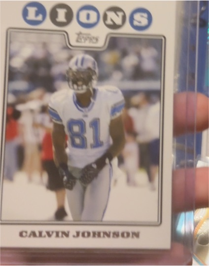 2008 Topps #136 Calvin Johnson — front