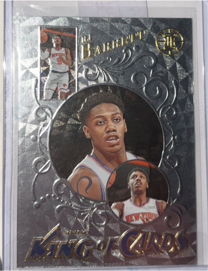 2021-22 Panini Illusions #22 RJ Barrett King of Cards — front
