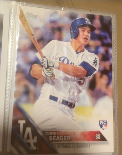 2016 Topps #85 Corey Seager Rookie Card — front