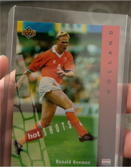 1994 Upper Deck World Cup Hot Shots #HS1 Ronald Koeman — front