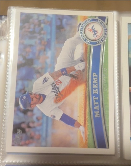 2011 Topps #375 Matt Kemp — front