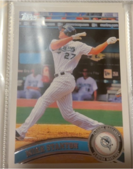 2011 Topps #135 Mike Stanton — front