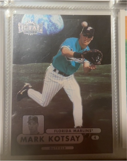 1998 SkyBox Metal Universe #189 Mark Kotsay — front