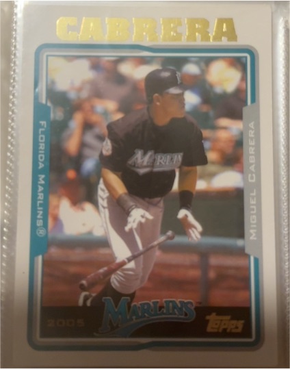 2005 Topps #240 Miguel Cabrera — front