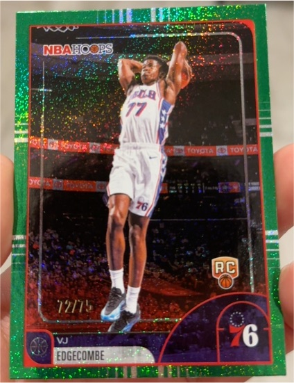 2025-26 Topps NBA Hoops #244 VJ Edgecombe — front