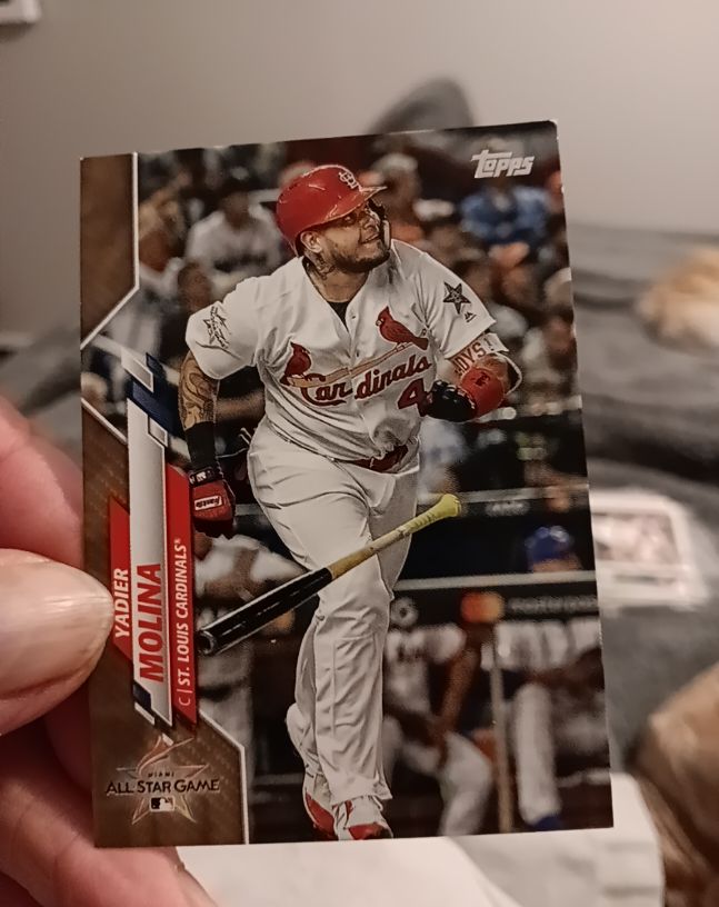 2020 Topps Update #U-169 Yadier Molina — front