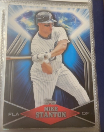 2011 Topps Diamond Die Cut #DDC-143 Mike Stanton — front