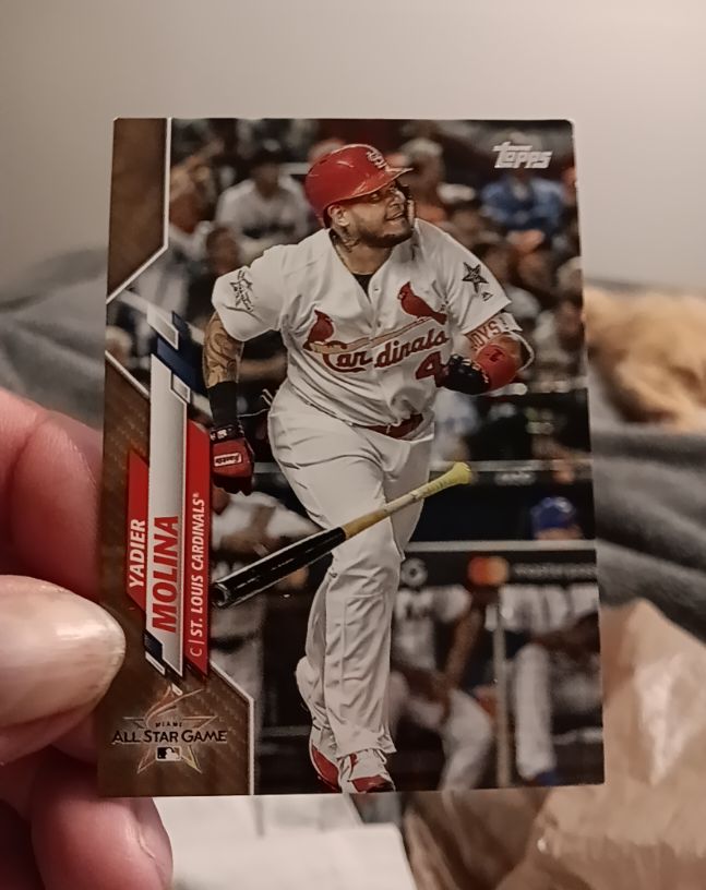 2020 Topps Update #U-169 Yadier Molina — front
