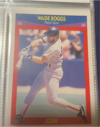 1990 Score #26 Wade Boggs — front