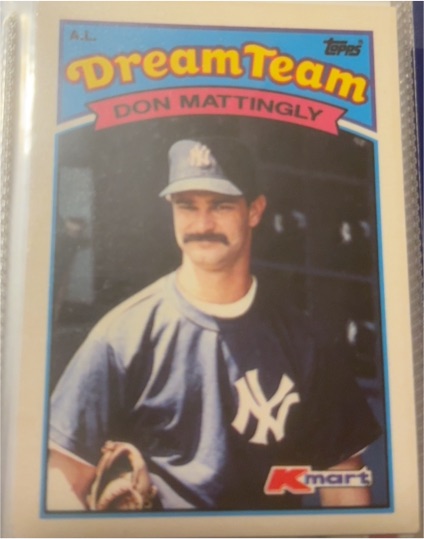 1989 Topps Kmart Dream Team #12 Don Mattingly — front
