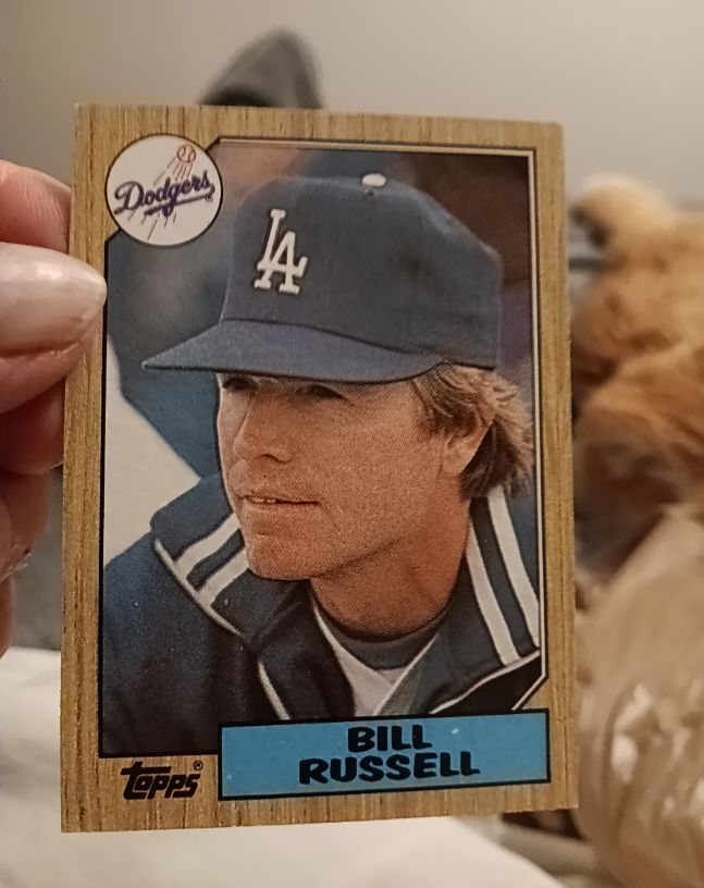 1987 Topps #116 Bill Russell Los Angeles Dodgers — front