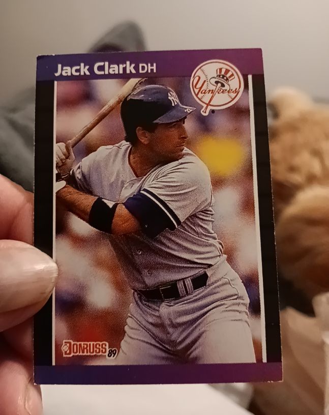 1989 Donruss #311 Jack Clark New York Yankees — front