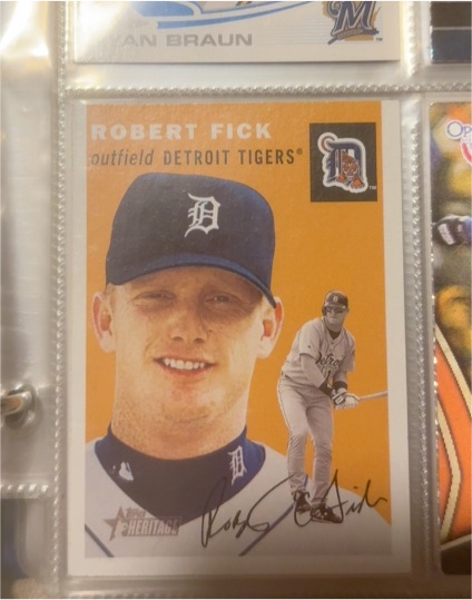 2003 Topps Heritage #193 Robert Fick — front