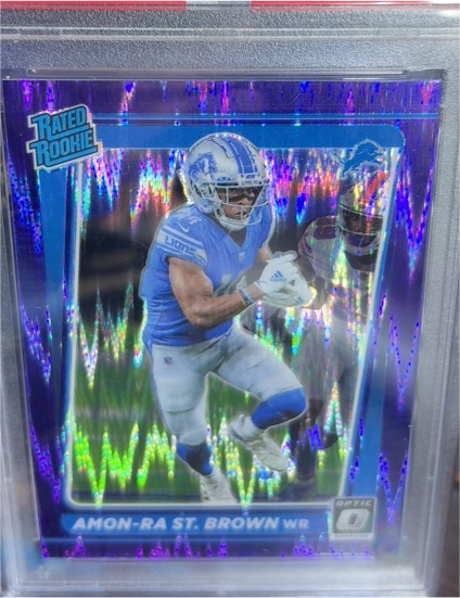 2021 Panini Donruss Optic #228 Amon-Ra St. Brown — front