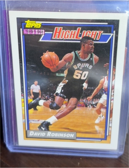 1992-93 Topps #4 David Robinson — front
