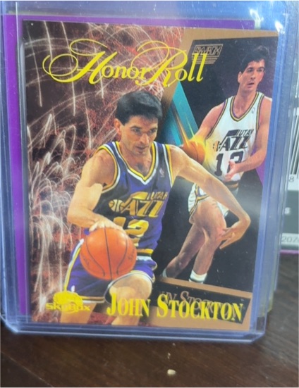 1995-96 Skybox Premium #276 John Stockton — front