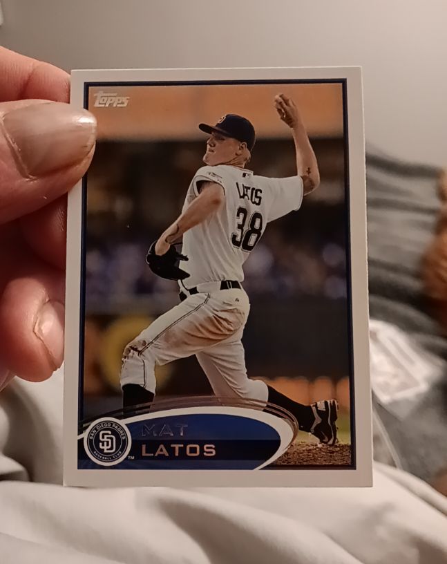 2012 Topps #256 Mat Latos — front