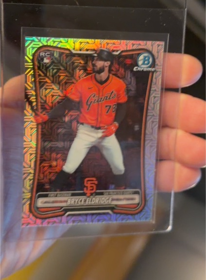 2026 Bowman Chrome #58 Bryce Eldridge Mojo Refractor Rookie — front