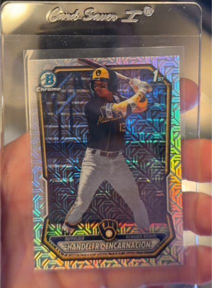 2026 Bowman Chrome #BCP-47 Handelfry Encarnacion — front