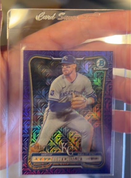 2026 Bowman Chrome #25 Bobby Witt Jr. — front