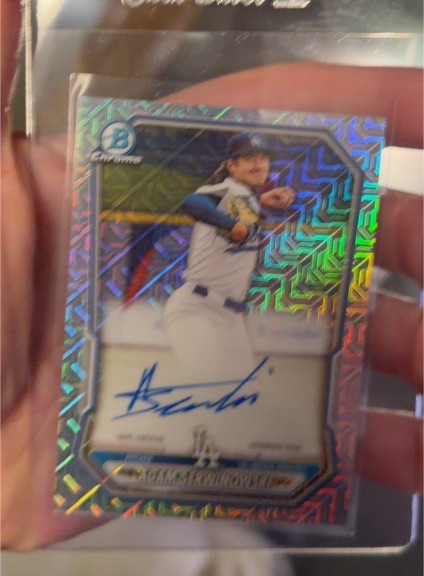 2026 Bowman Chrome #BMA-ASE Adam Serwinowski — front