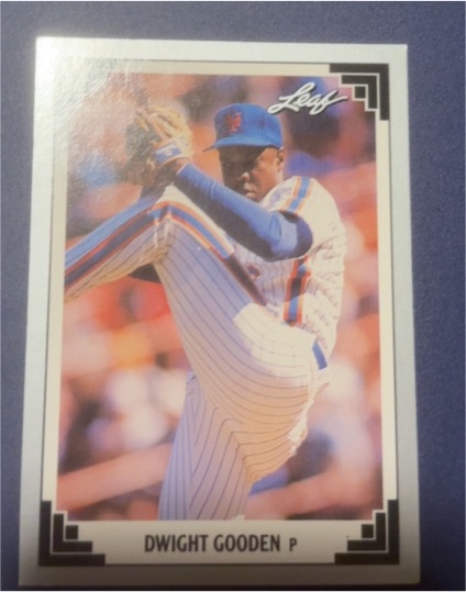 1991 Leaf #165 Dwight Gooden — front