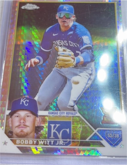 2023 Topps Chrome #176 Bobby Witt Jr. — front