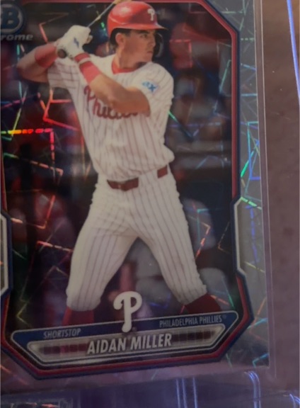 2026 Bowman Chrome Prospects #BCP-49 Aidan Miller — front