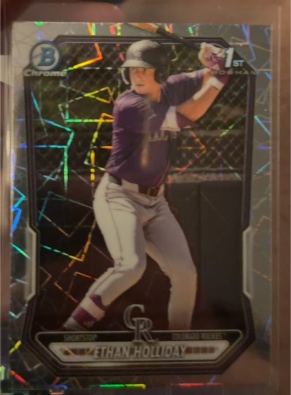 2026 Bowman Chrome #BCP-1 Ethan Holiday — front