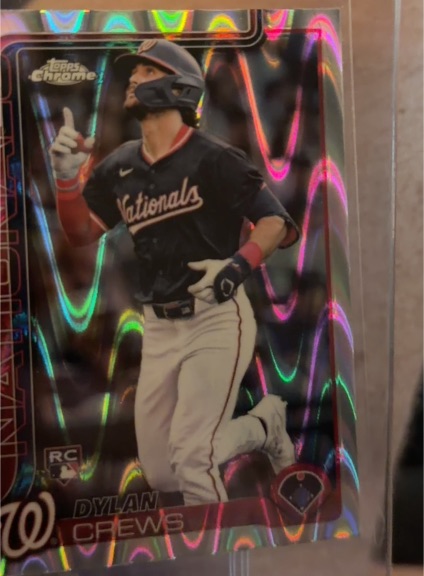 2025 Topps Chrome #146 Dylan Crews — front