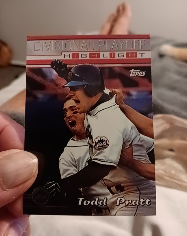 2000 Topps #223 Todd Pratt Divisional Playoff Highlight — front