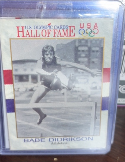 1991 Impel U.S. Olympic Hall of Fame #6 Babe Didrikson — front