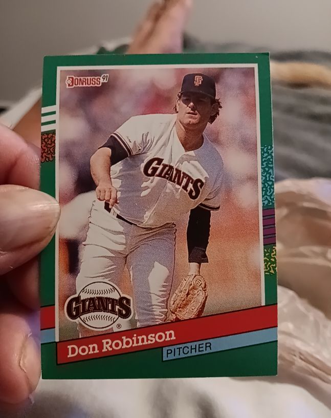 1991 Donruss #581 Don Robinson — front