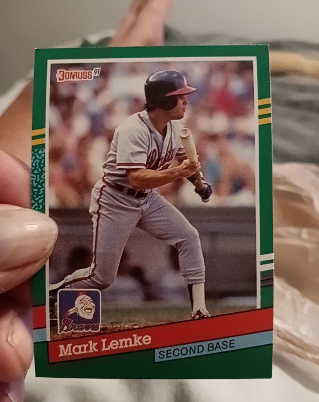 1991 Donruss #604 Mark Lemke — front