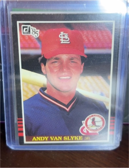 1985 Donruss #327 Andy Van Slyke — front