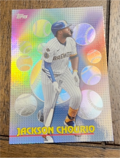 2026 Topps Series 2 #TOG-31 Jackson Chourio Titans of the Game Brewers — front