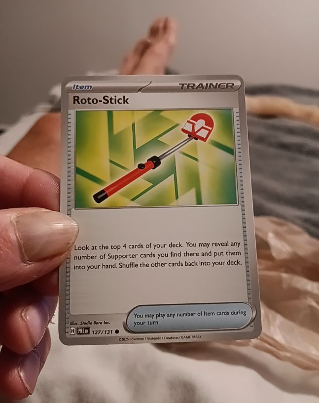 2025 Pokémon Sv: Prismatic Evolutions #127 Roto-Stick — front