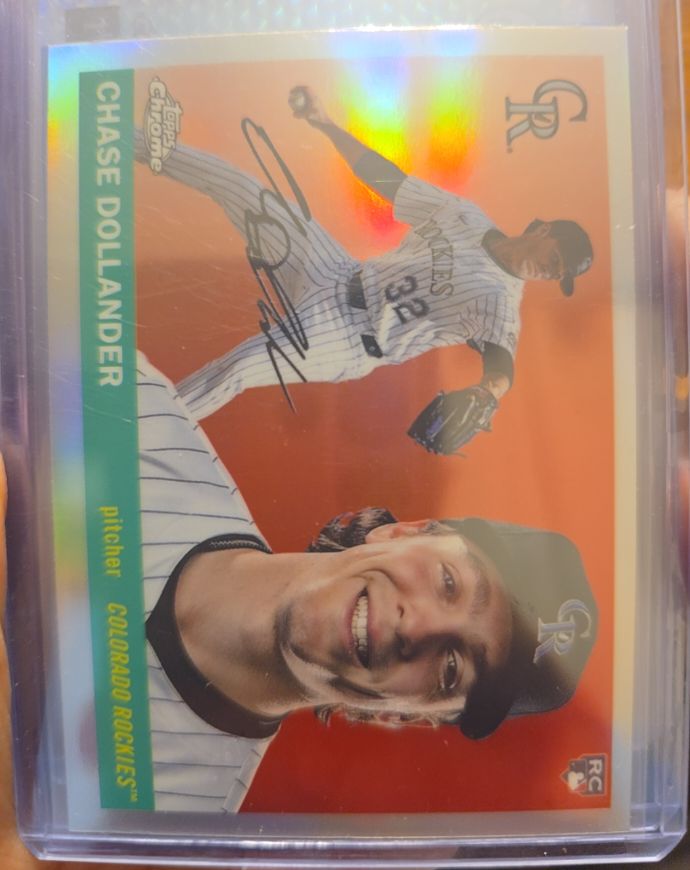 2025 Topps Chrome #288 Chase Dollander — front