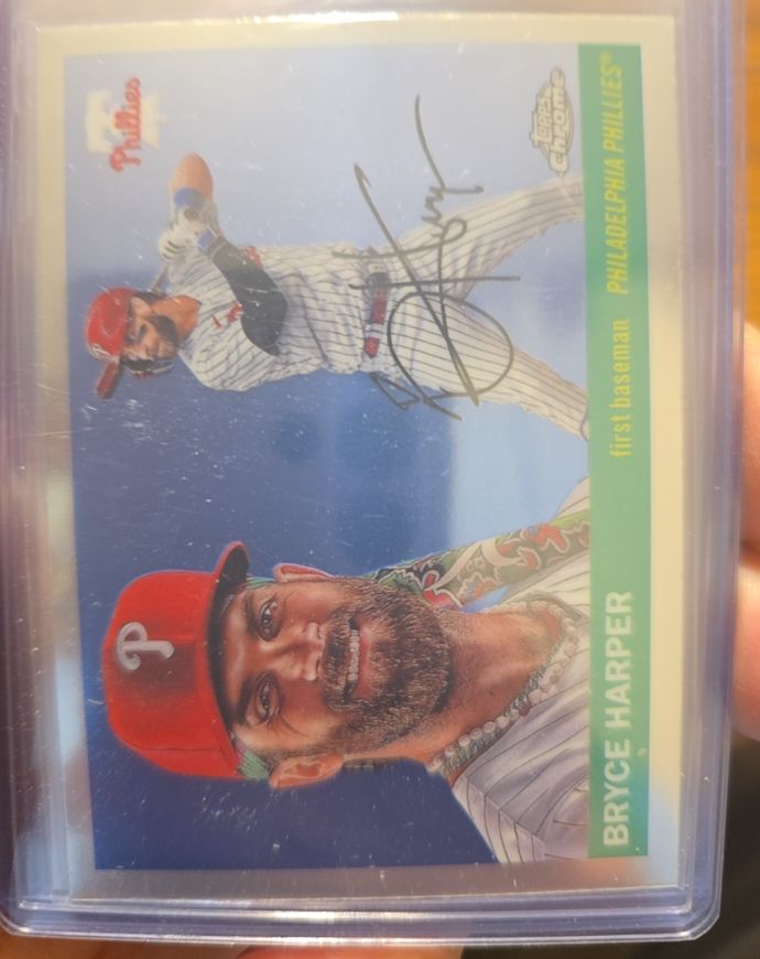 2025 Topps Chrome Platinum Anniversary #135 Bryce Harper — front