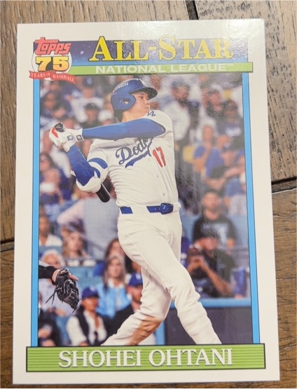 2026 Topps Series 2 All-Star NL Insert #91AS-50 Shohei Ohtani — front