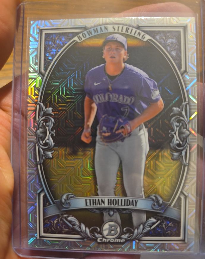 2026 Bowman Chrome Sterling Mojo #BST-11 Ethan Holliday — front