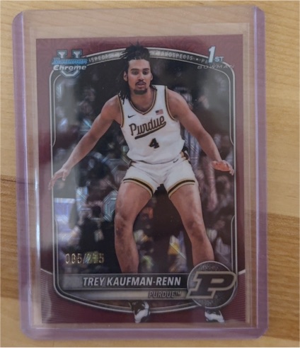 2025-26 Bowman Chrome University #BCP-21 Trey Kaufman-Renn — front
