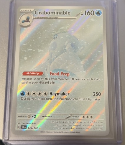 2024 Pokémon Sv07 Stellar Crown #149/142 Crabominable — front
