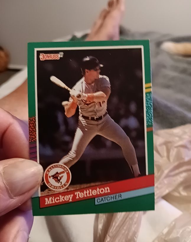 1991 Donruss #597 Mickey Tettleton — front