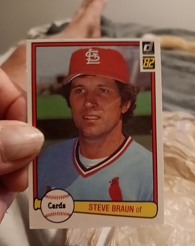 1982 Donruss #418 Steve Braun — front