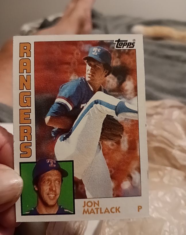 1984 Topps #149 Jon Matlack — front