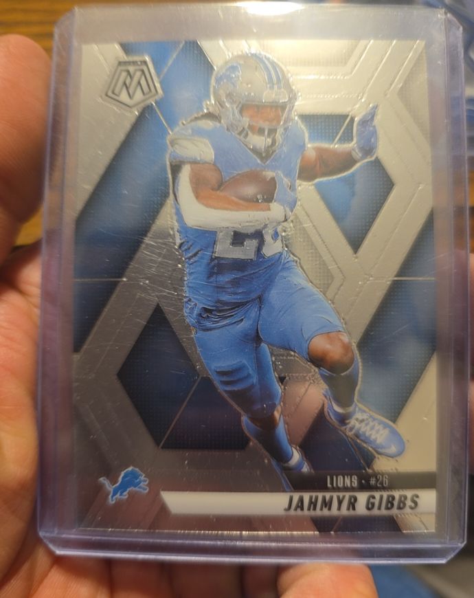 2025 Panini Mosaic #103 Jahmyr Gibbs — front