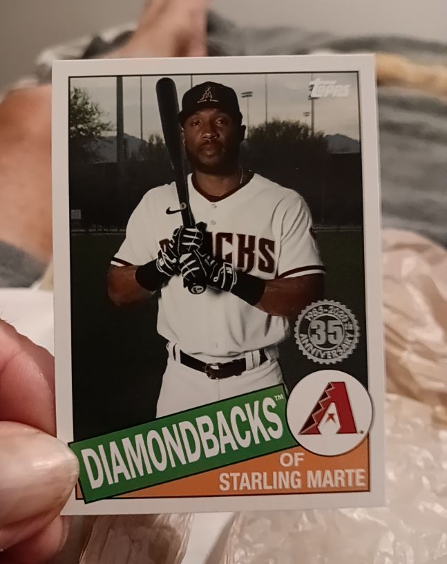 2020 Topps Update 35th Anniversary #85TB-6 Starling Marte — front